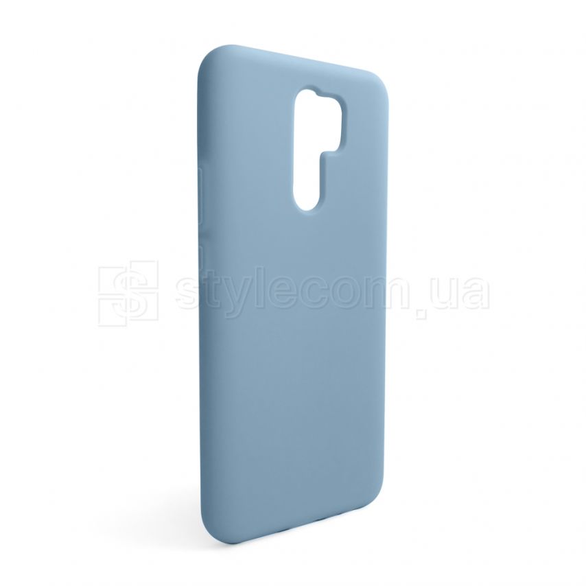 Чехол Full Silicone Case для Xiaomi Redmi 9 light blue (05) (без логотипа)