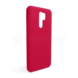 Чохол Full Silicone Case для Xiaomi Redmi 9 rose red (42) (без логотипу)