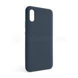 Чохол Full Silicone Case для Xiaomi Redmi 9A dark blue (08) (без логотипу) - купити за 280.00 грн у Києві, Україні