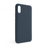 Чехол Full Silicone Case для Xiaomi Redmi 9A dark blue (08) (без логотипа)
