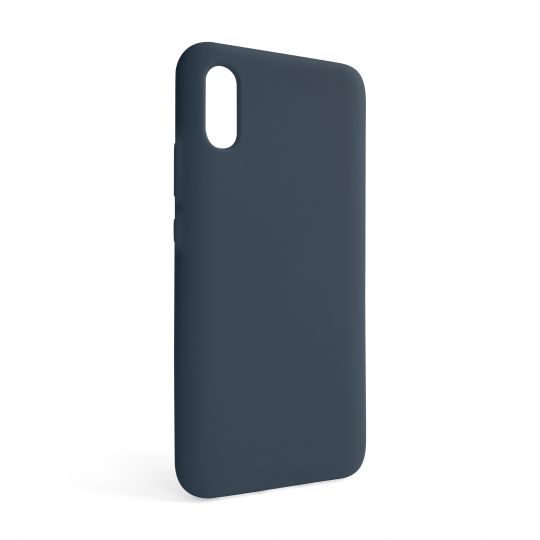 Чехол Full Silicone Case для Xiaomi Redmi 9A dark blue (08) (без логотипа)