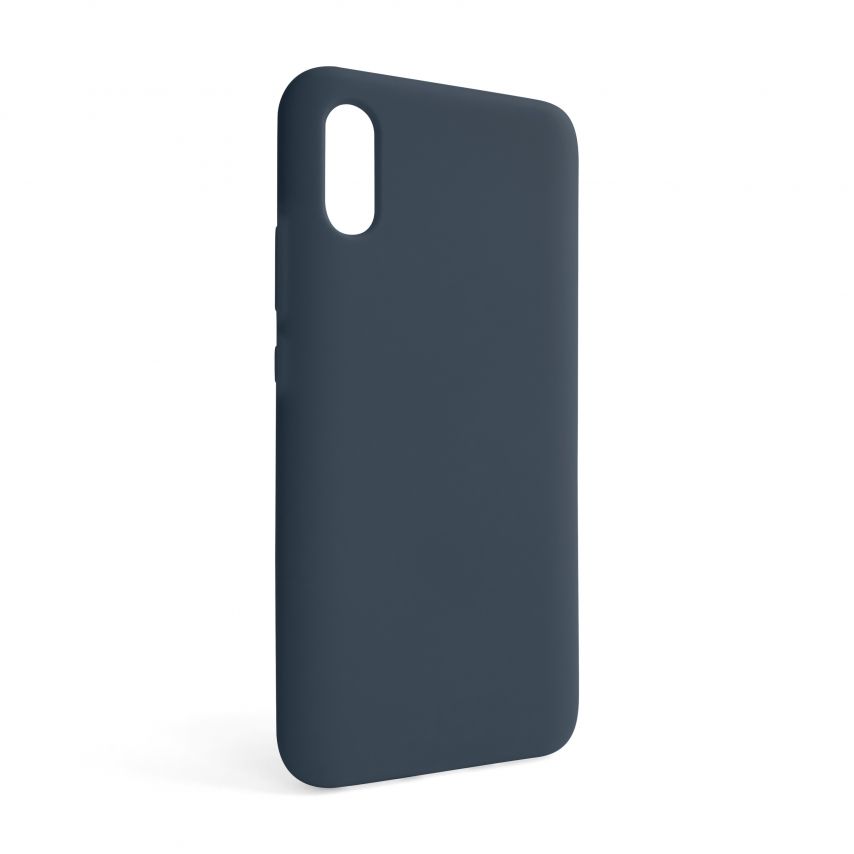 Чехол Full Silicone Case для Xiaomi Redmi 9A dark blue (08) (без логотипа)