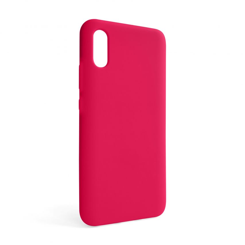 Чохол Full Silicone Case для Xiaomi Redmi 9A fluorescent rose (37) (без логотипу)