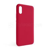 Чохол Full Silicone Case для Xiaomi Redmi 9A rose red (42) (без логотипу)