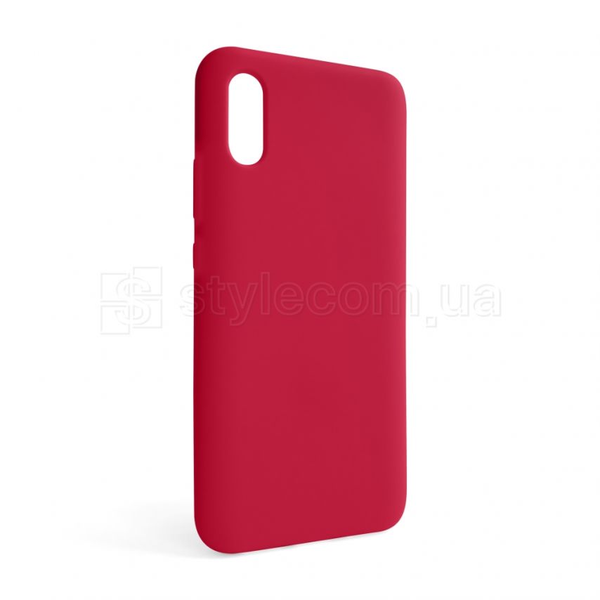 Чехол Full Silicone Case для Xiaomi Redmi 9A rose red (42) (без логотипа)