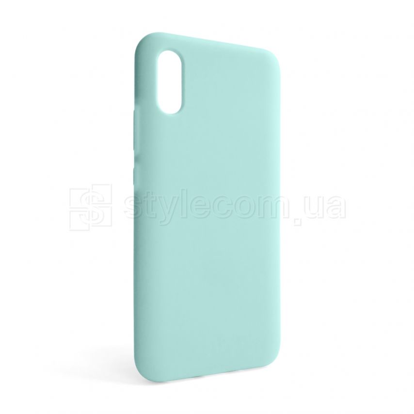Чохол Full Silicone Case для Xiaomi Redmi 9A turquoise (17) (без логотипу)