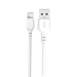 Кабель USB XO NB103 Lightning Quick Charge 2.1A white - купити за 81.80 грн у Києві, Україні