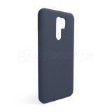Чехол Full Silicone Case для Xiaomi Redmi 9 dark blue (08) (без логотипа)