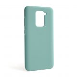 Чехол Full Silicone Case для Xiaomi Redmi Note 9 turquoise (17) (без логотипа)