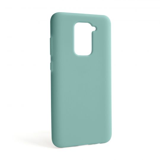 Чехол Full Silicone Case для Xiaomi Redmi Note 9 turquoise (17) (без логотипа)
