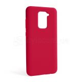 Чехол Full Silicone Case для Xiaomi Redmi Note 9 rose red (42) (без логотипа)