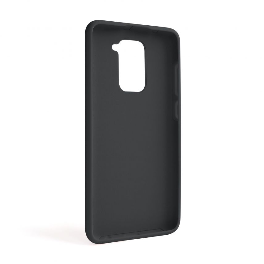 Чохол Full Silicone Case для Xiaomi Redmi Note 9 black (18) (без логотипу)