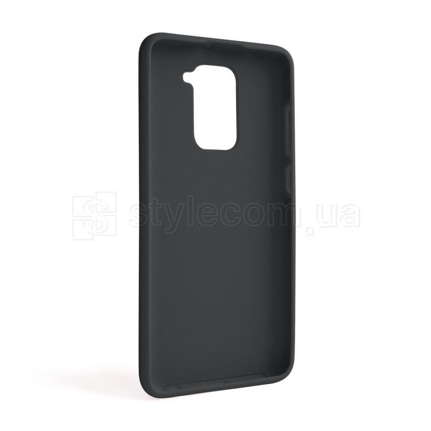 Чехол Full Silicone Case для Xiaomi Redmi Note 9 black (18) (без логотипа)