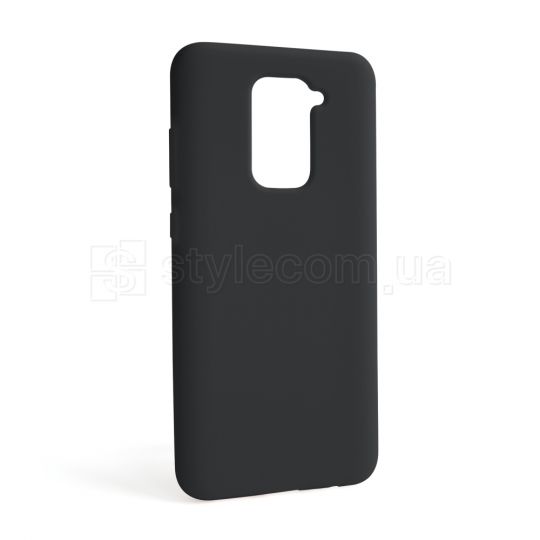 Чехол Full Silicone Case для Xiaomi Redmi Note 9 black (18) (без логотипа)