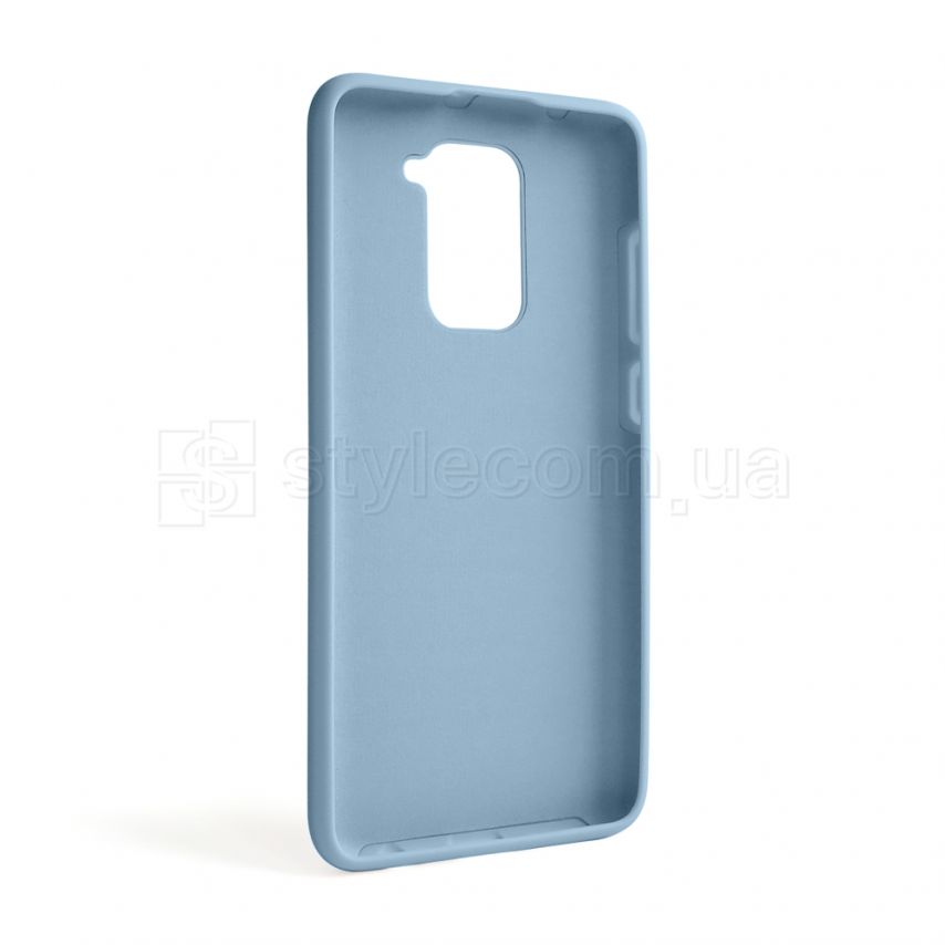 Чохол Full Silicone Case для Xiaomi Redmi Note 9 light blue (05) (без логотипу)
