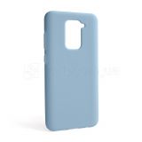 Чехол Full Silicone Case для Xiaomi Redmi Note 9 light blue (05) (без логотипа)