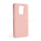 Чохол Full Silicone Case для Xiaomi Redmi Note 9 light pink (12) (без логотипу)