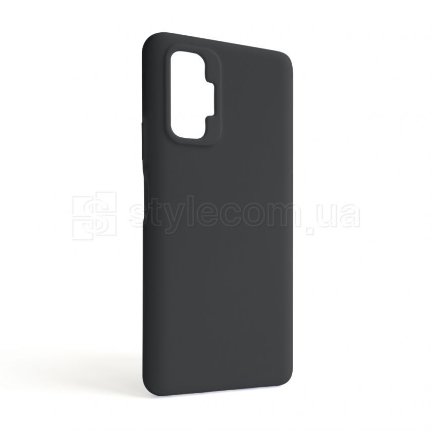 Чехол Full Silicone Case для Xiaomi Redmi Note 10 Pro black (18) (без логотипа)