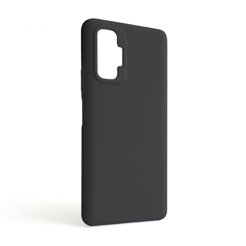 Чехол Full Silicone Case для Xiaomi Redmi Note 10 Pro 4G black (18) (без логотипа)