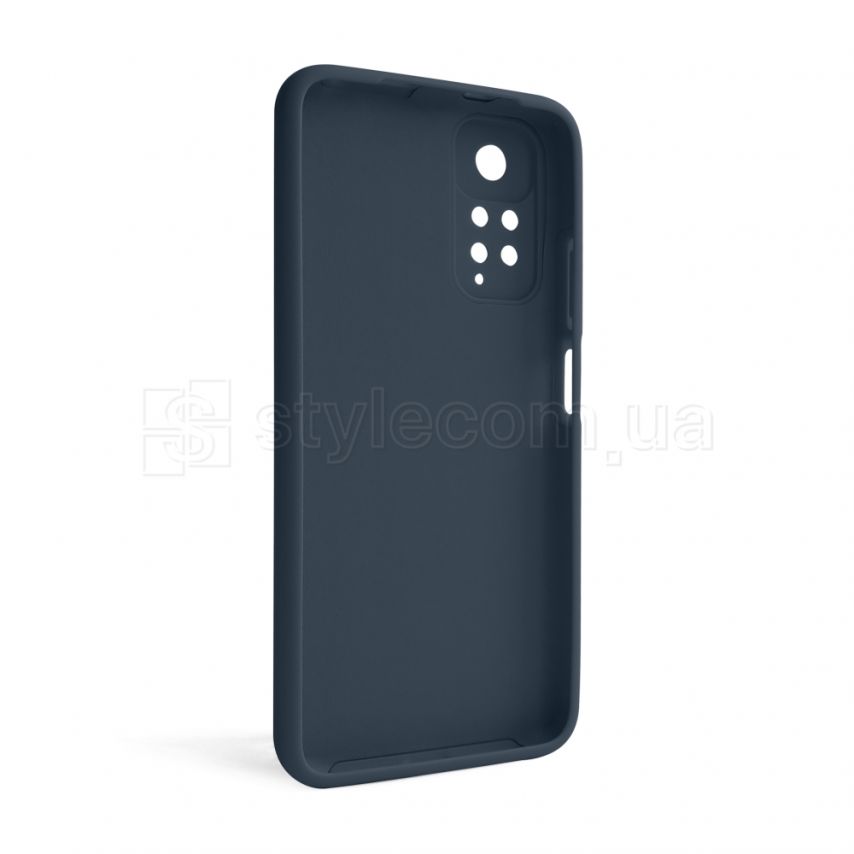 Чехол Full Silicone Case для Xiaomi Redmi Note 11 4G, Redmi Note 11S dark blue (08) (без логотипа)
