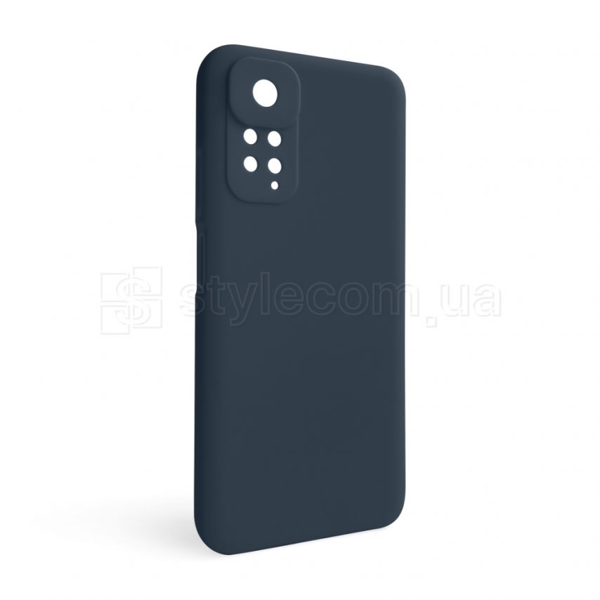 Чехол Full Silicone Case для Xiaomi Redmi Note 11 4G, Redmi Note 11S dark blue (08) (без логотипа)