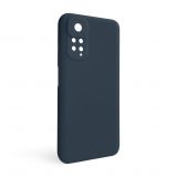 Чехол Full Silicone Case для Xiaomi Redmi Note 11 4G, Redmi Note 11S dark blue (08) (без логотипа)