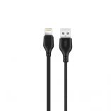 Кабель USB XO NB103 Lightning Quick Charge 2.1A black - купити за 81.00 грн у Києві, Україні