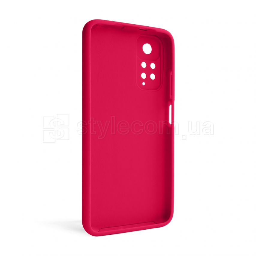 Чехол Full Silicone Case для Xiaomi Redmi Note 11 4G, Redmi Note 11S fluorescent rose (37) (без логотипа)