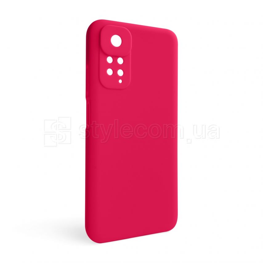 Чехол Full Silicone Case для Xiaomi Redmi Note 11 4G, Redmi Note 11S fluorescent rose (37) (без логотипа)