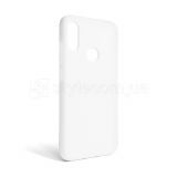 Чехол Full Silicone Case для Xiaomi Redmi Note 7 white (09) (без логотипа)