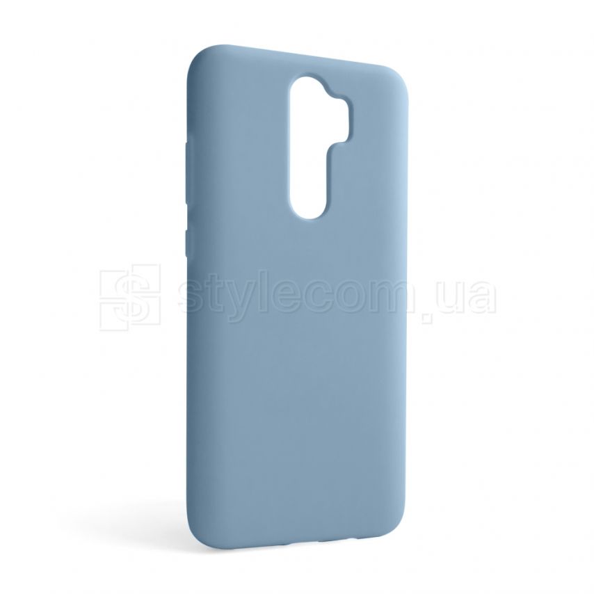 Чехол Full Silicone Case для Xiaomi Redmi Note 8 Pro light blue (05) (без логотипа)