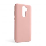 Чохол Full Silicone Case для Xiaomi Redmi Note 8 Pro light pink (12) (без логотипу)