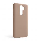 Чехол Full Silicone Case для Xiaomi Redmi Note 8 Pro nude (19) (без логотипа)