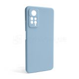 Чехол Full Silicone Case для Xiaomi Redmi Note 11 Pro light blue (05) (без логотипа)