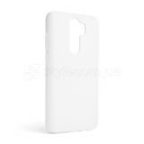 Чехол Full Silicone Case для Xiaomi Redmi Note 8 Pro white (09) (без логотипа)