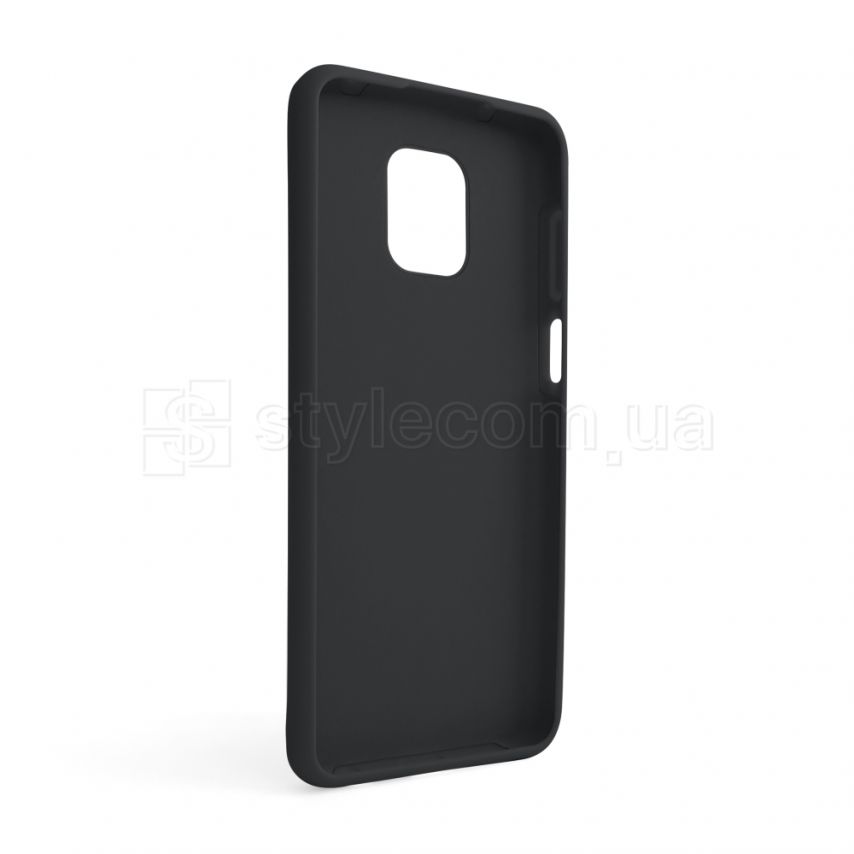 Чохол Full Silicone Case для Xiaomi Redmi Note 9 Pro black (18) (без логотипу)