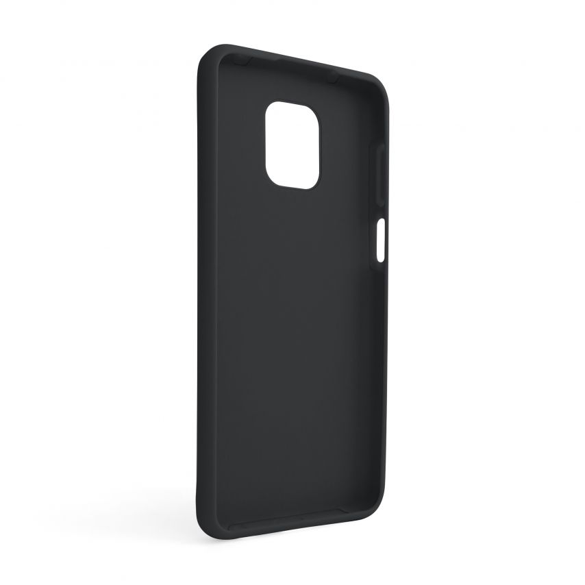 Чехол Full Silicone Case для Xiaomi Redmi Note 9 Pro black (18) (без логотипа)