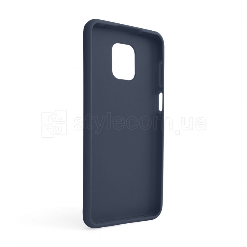 Чехол Full Silicone Case для Xiaomi Redmi Note 9 Pro dark blue (08) (без логотипа)