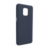 Чехол Full Silicone Case для Xiaomi Redmi Note 9 Pro dark blue (08) (без логотипа)