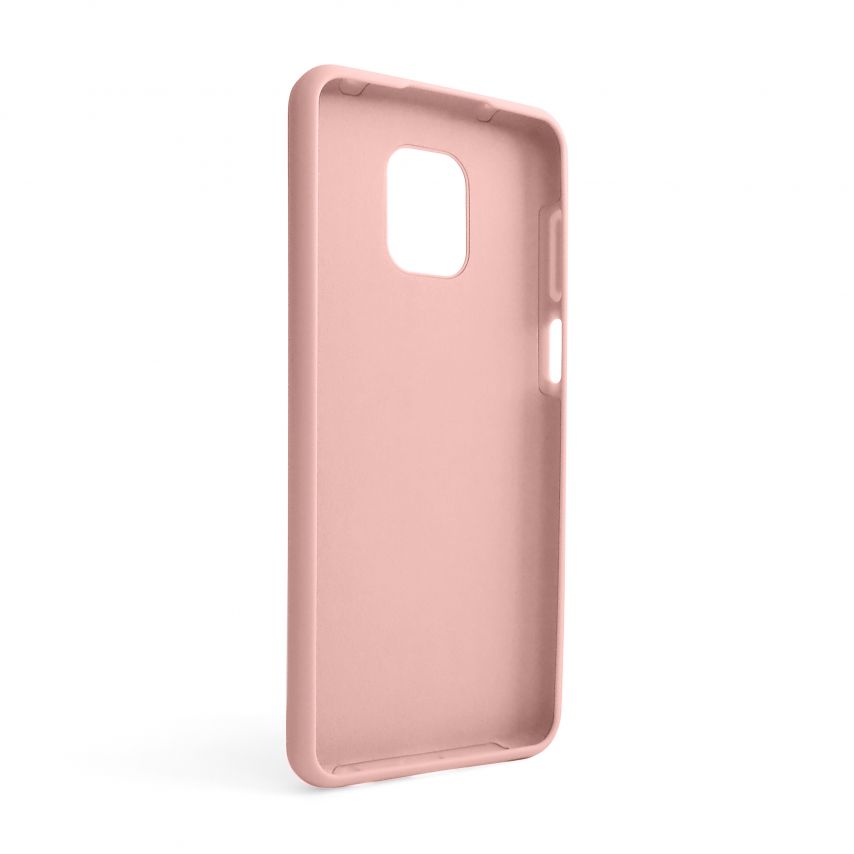 Чохол Full Silicone Case для Xiaomi Redmi Note 9 Pro light pink (12) (без логотипу)