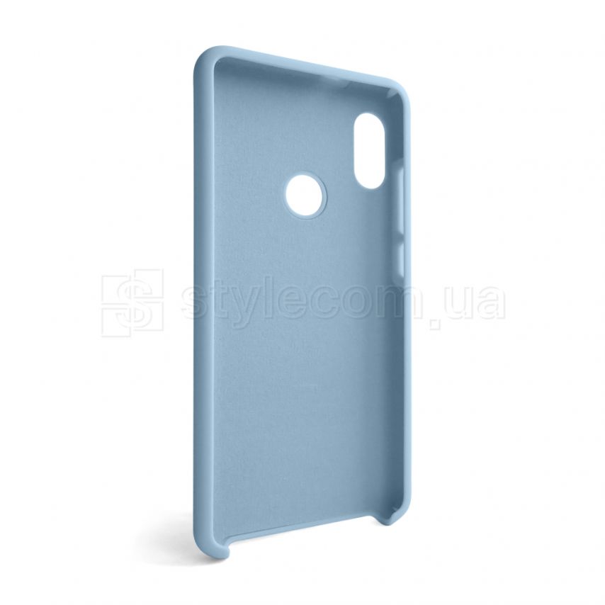 Чехол Original Silicone для Xiaomi Redmi Note 5 Pro light blue (05)