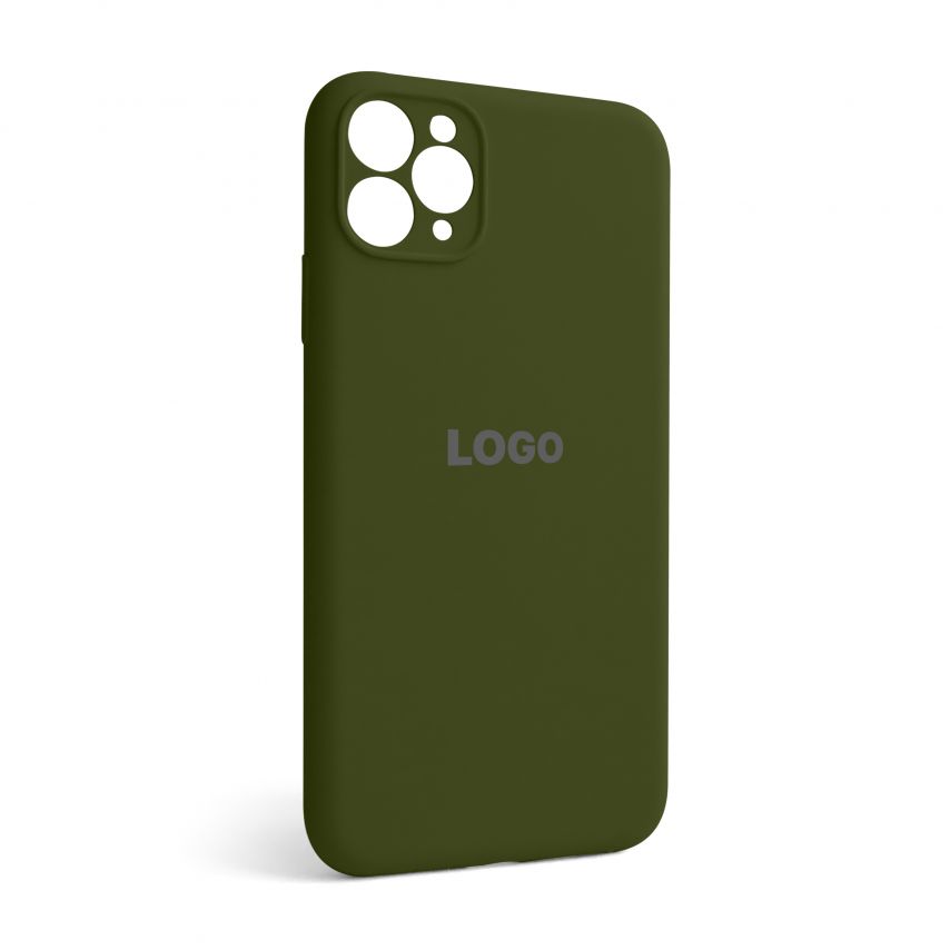 Чехол Full Silicone Case для Apple iPhone 11 Pro Max forest green (63) закрытая камера