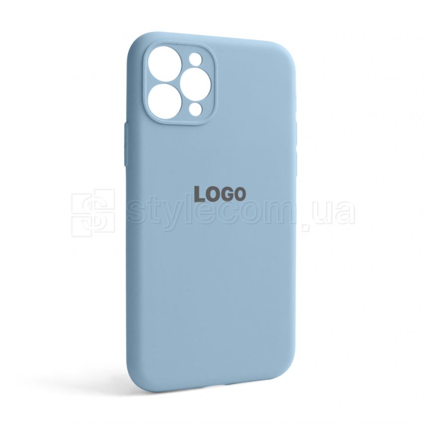 Чохол Full Silicone Case для Apple iPhone 11 Pro light blue (05) закрита камера