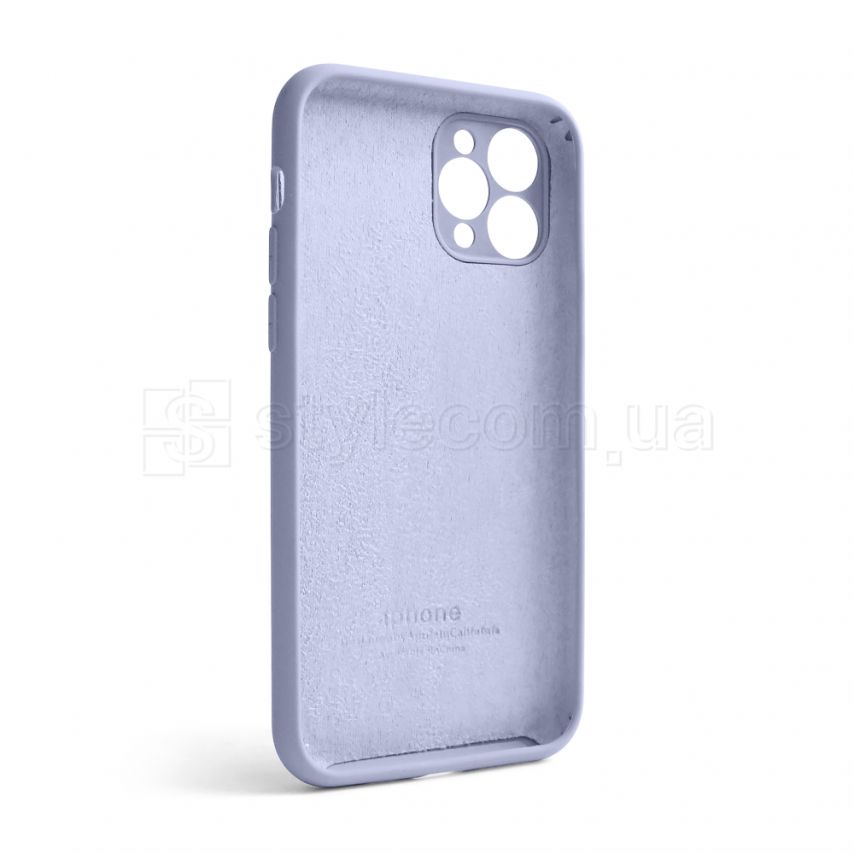 Чехол Full Silicone Case для Apple iPhone 11 Pro lilac (39) закрытая камера