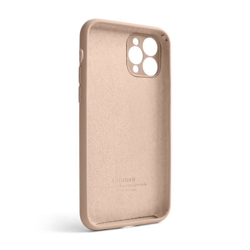 Чохол Full Silicone Case для Apple iPhone 11 Pro nude (19) закрита камера