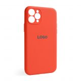 Чехол Full Silicone Case для Apple iPhone 11 Pro orange (13) закрытая камера