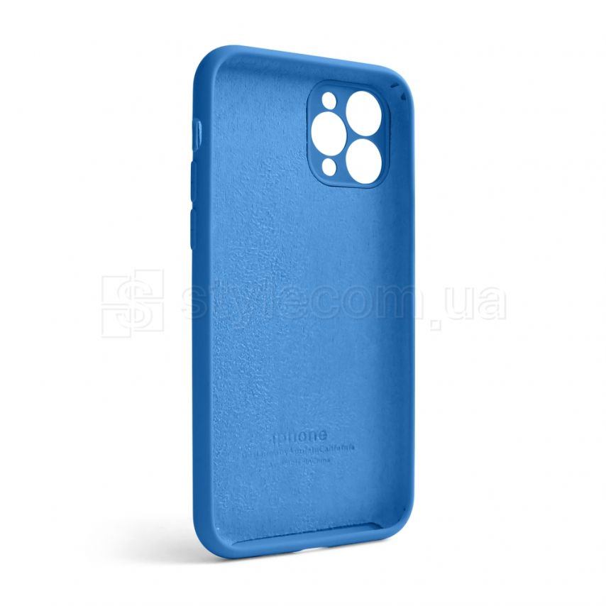 Чехол Full Silicone Case для Apple iPhone 11 Pro royal blue (03) закрытая камера