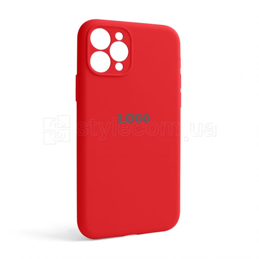 Чехол Full Silicone Case для Apple iPhone 11 Pro red (14) закрытая камера
