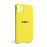 Чехол Full Silicone Case для Apple iPhone 11 Pro Max canary yellow (50) закрытая камера