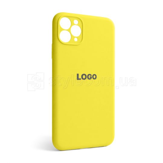 Чехол Full Silicone Case для Apple iPhone 11 Pro Max canary yellow (50) закрытая камера
